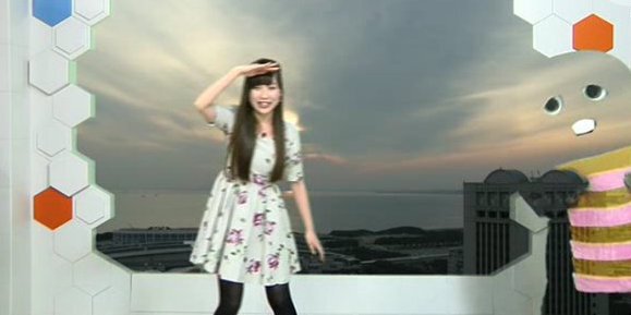 【速報】ガチャピンの体がクロマキー合成で透明に さらにそのあと、体が真っ青に… トゥギャッチ