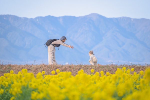 男の子が途中で止まってしまった